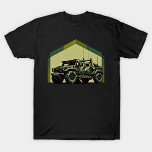 Tactical Geometric Rover | Armored Vehicle Tee T-Shirt